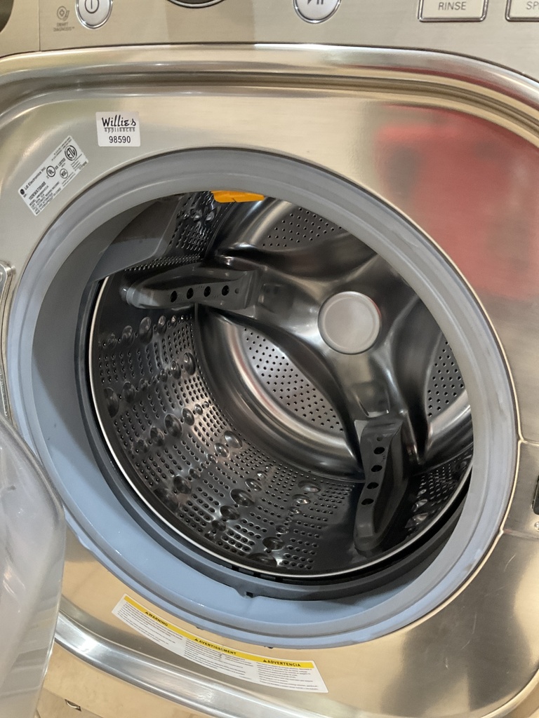 Lg Used Electric Set Washer/Dryer Front-load 27inches (Hathaway Gold) 