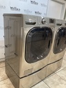 Lg Used Electric Set Washer/Dryer Front-load 27inches (Hathaway Gold) 