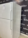 Ge Used Refrigerator Top and Bottom 33x67 (White) 