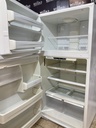 Ge Used Refrigerator Top and Bottom 33x67 (White) 