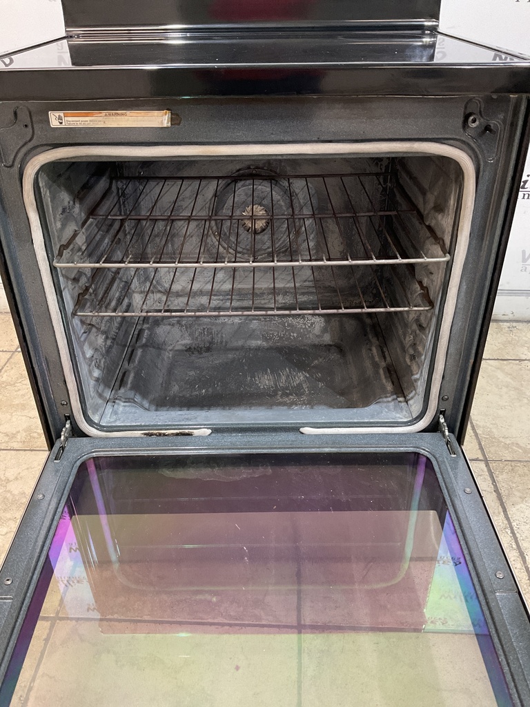 Whirlpool Used Electric Stove 220volts  (40/50 AMP) 30inches {3 prong} (Stainless Steel) 