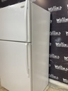 Whirlpool Used Refrigerator Top and Bottom 33x65 1/2” (White) 