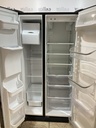 Frigidaire Used Refrigerator Side by Side 36x68 1/2” (Black) 