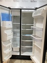 Whirlpool Used Refrigerator Side By Side 36x68 1/2” (Black) 