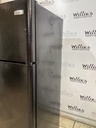 Frigidaire Used Refrigerator Top and Bottom 30x65 1/2” (Black) 