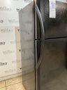 Frigidaire Used Refrigerator Top and Bottom 30x65 1/2” (Black) 