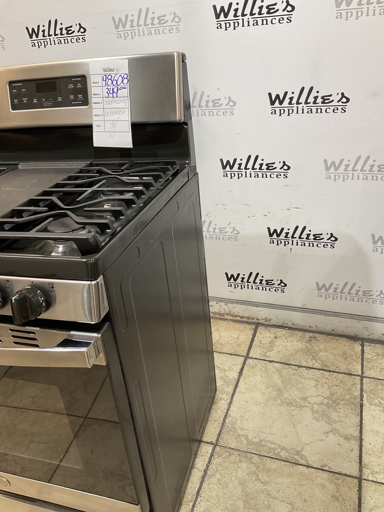 Ge Used Natural Gas Stove 30inches (Stainless Steel) 