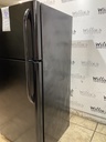 Frigidaire Used Refrigerator Top and Bottom 30x65 1/2” (Black) 