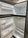 Frigidaire Used Refrigerator Top and Bottom 30x65 1/2” (Black) 