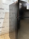 Frigidaire Used Refrigerator Top and Bottom 30x65 1/2” (Black) 