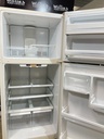 Ge Used Refrigerator Top and Bottom 30x66 1/2” (Bisque) 