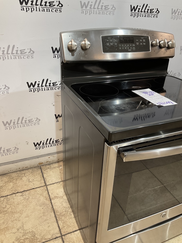 Kenmore Used Electric Stove 220volts (40/50 AMP) 30inches {3 prong} (Stainless Steel) 