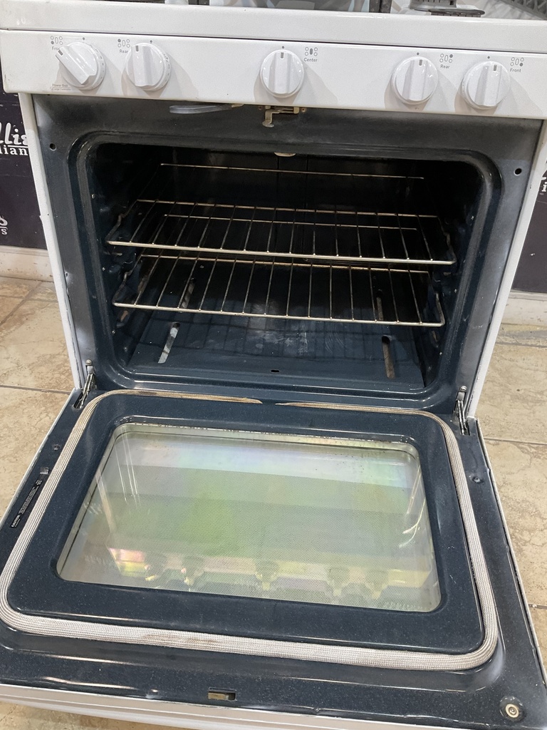 Ge Used Natural Gas Stove 30inches (White) 