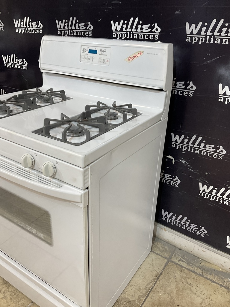 Whirlpool Used Gas Propane Stove 30inches (White) 