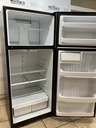 Ge Used Refrigerator Top and Bottom 28x67 (Black) 