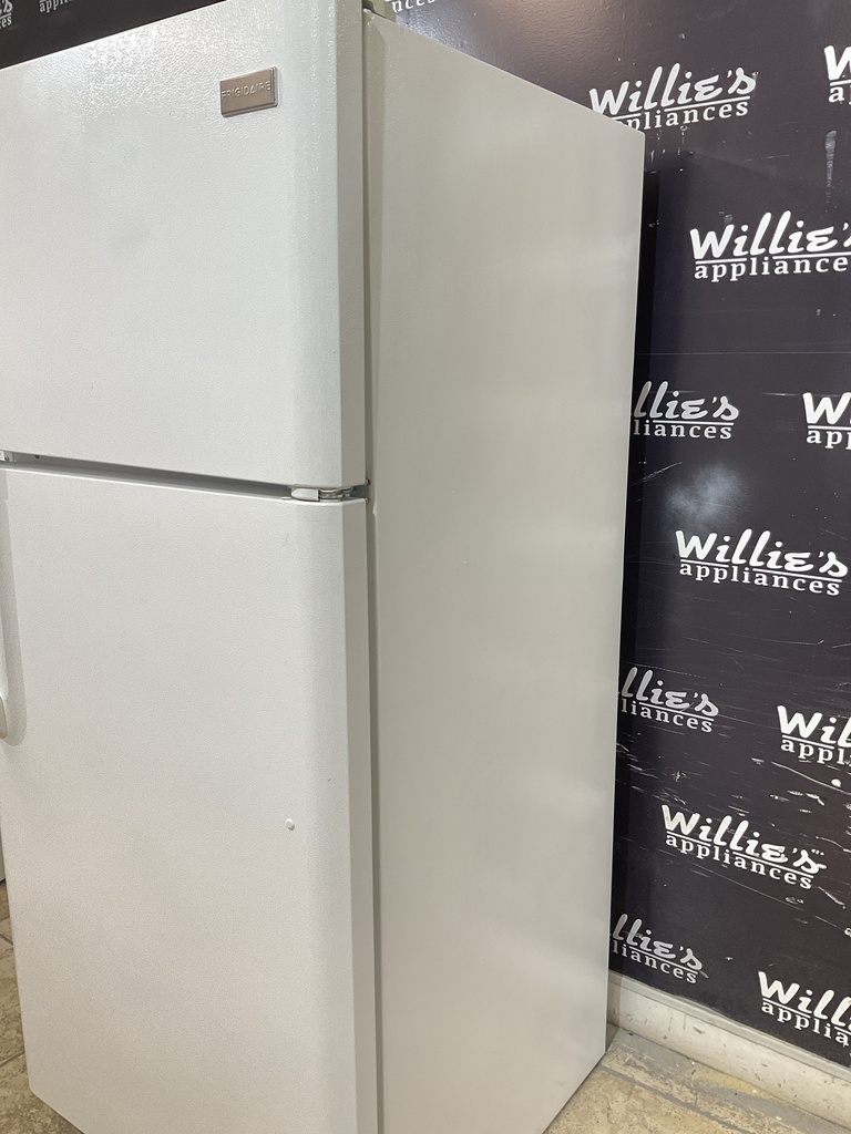 Frigidaire Used Refrigerator Top and Bottom 30x65 1/2” (White) 