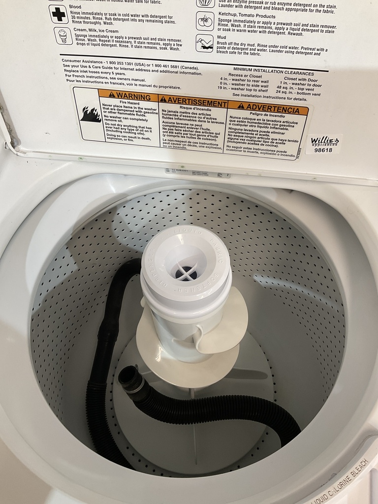 Whirlpool Used Washer Top-load 27inches (White) 