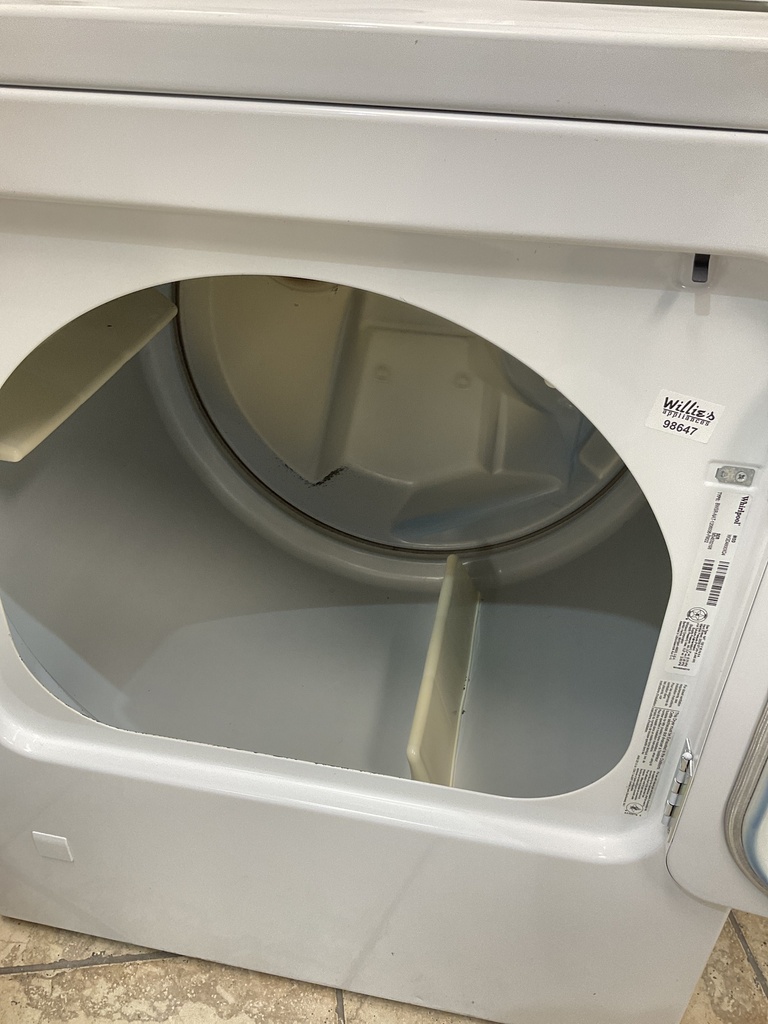 Whirlpool Used Natural Gas Dryer 29inches (White) 