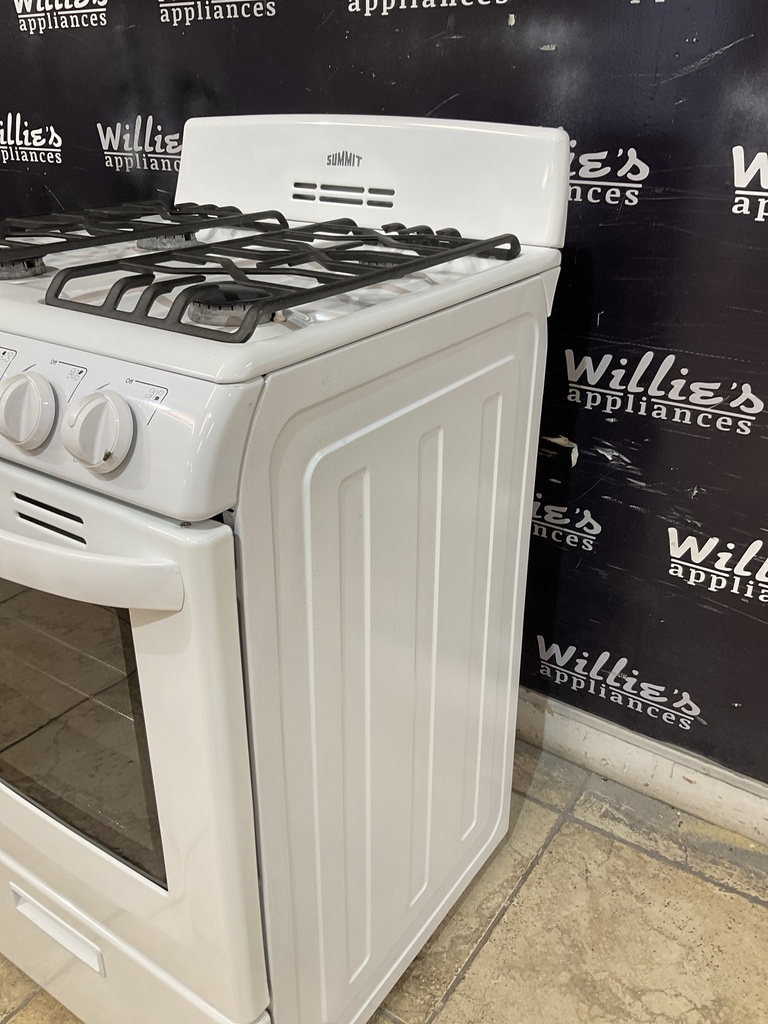 Summit Used Natural Gas Stove 23 1/2” (White) 