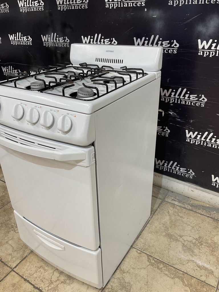 Hotpoint Used Natural Gas Stove 20inches (White) 
