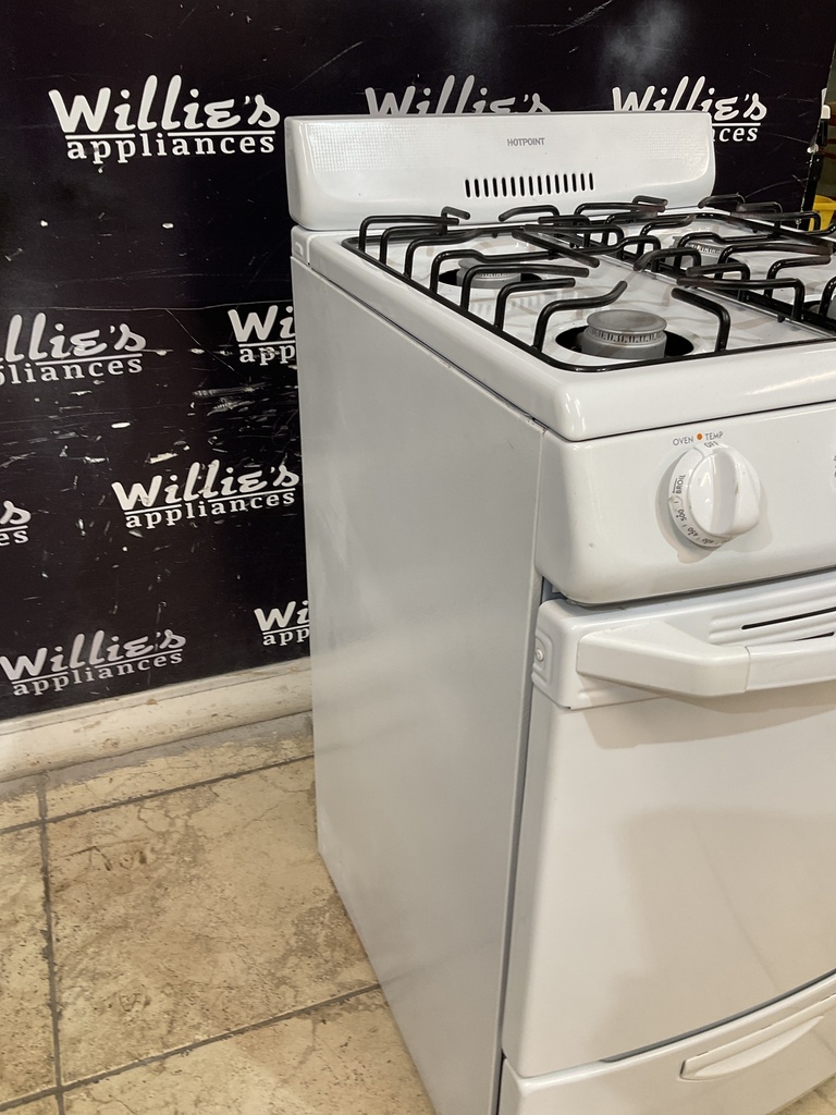 Hotpoint Used Natural Gas Stove 20inches (White) 