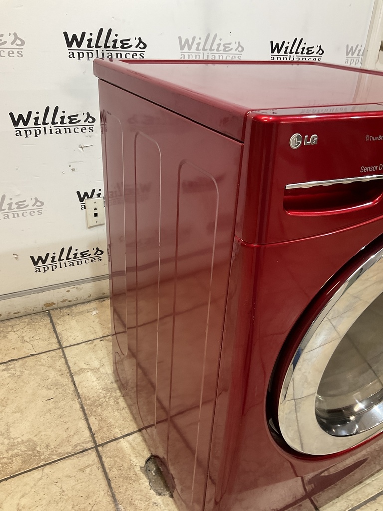 Lg Used Electric Dryer 220volts 27inches {no cord} (Red) 