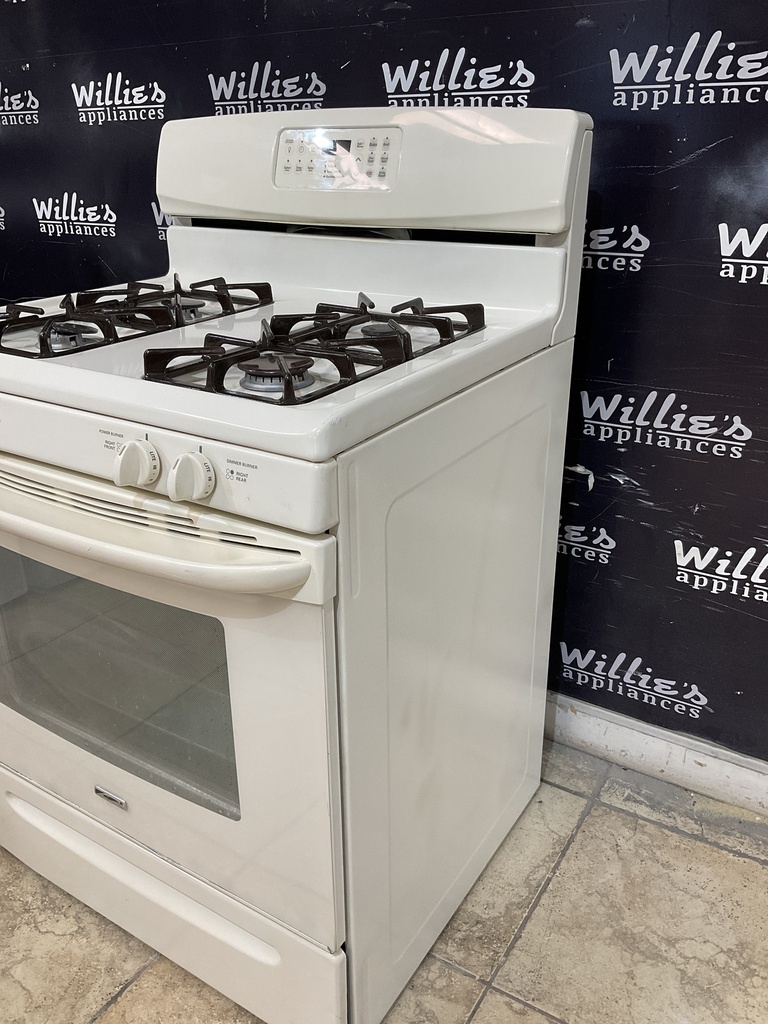 Kenmore Used Natural Gas Stove 30inches (Bisque) 