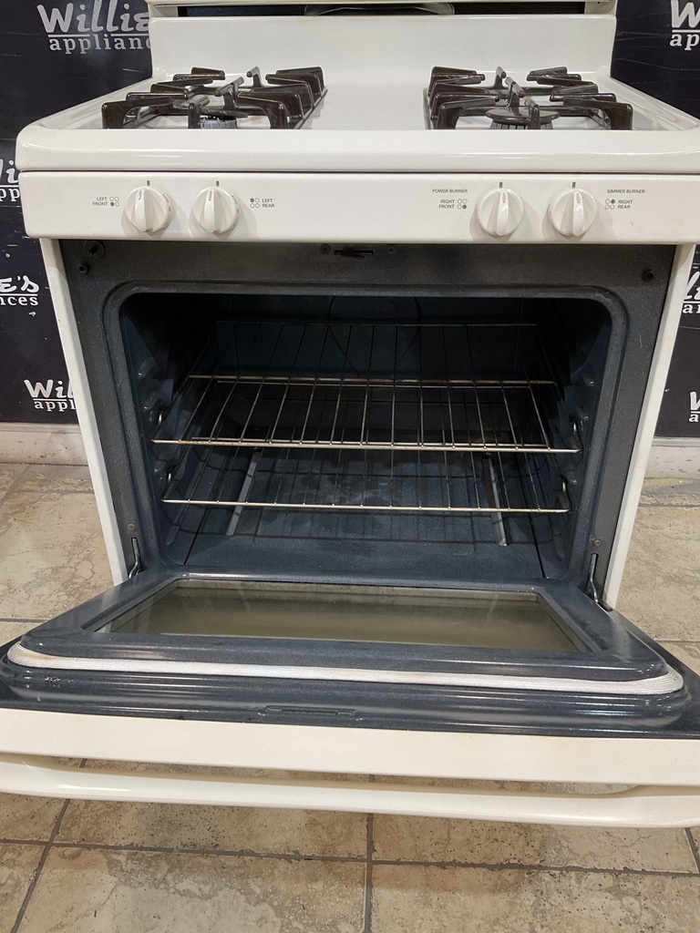 Kenmore Used Natural Gas Stove 30inches (Bisque) 