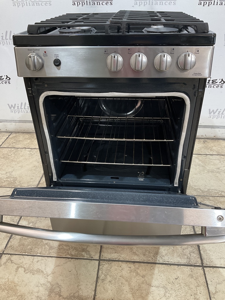 Ge Used Natural Gas Stove 24inches (Stainless Steel) 