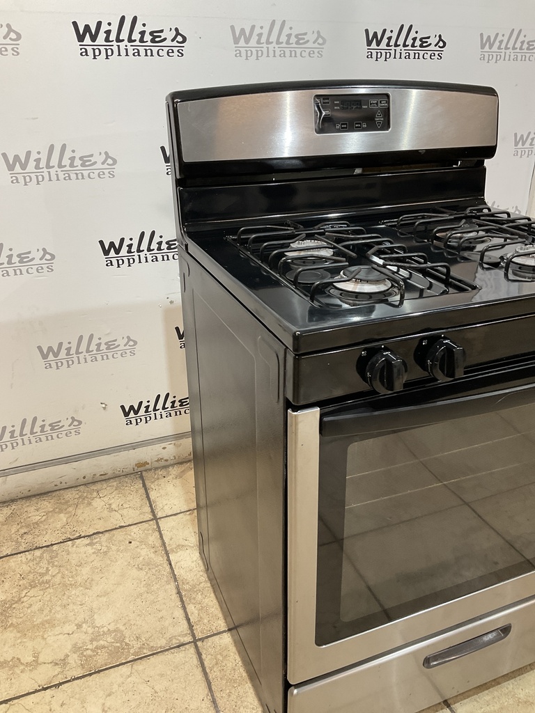 Amana Used Natural Gas Stove 30inches (Stainless Steel)
