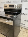 Frigidaire Used Electric Stove 220volts (40/50 AMP) 30inches {no cord} (Stainless steel) 