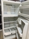 Hotpoint Used Refrigerator Top and Bottom 28x61 1/2” (White) 
