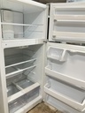 Ge Used Refrigerator Top and Bottom 28x61 1/2” (White) 
