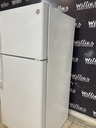Ge Used Refrigerator Top and Bottom 28x61 1/2” (White) 