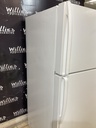 Whirlpool Used Refrigerator Top and Bottom 30x65 1/2” (White) 