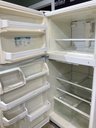 Whirlpool Used Refrigerator Top and Bottom 30x65 1/2” (White) 