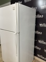 Whirlpool Used Refrigerator Top and Bottom 30x65 1/2” (White) 
