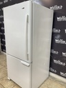 Amana Used Refrigerator Top and Bottom Mount 30x65 1/2” (White) 