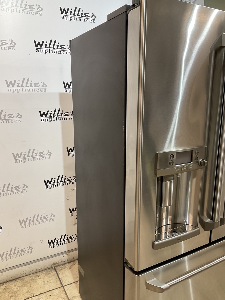 Ge Café Used Refrigerator French Door Counter Depth {Includes Hot Water} 36x70 1/2” (Stainless Steel) 