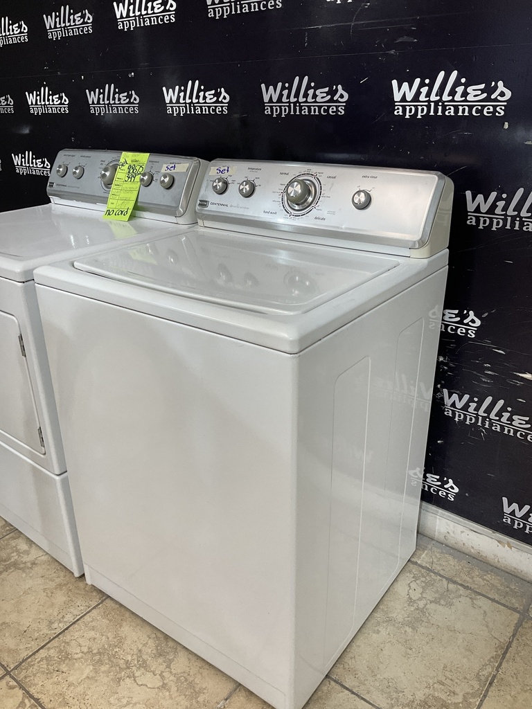 Whirlpool Used Electric Dryer 220volts (30 AMP) 27/27inches {no cord} (White) 