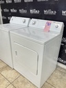 Whirlpool Used Natural Gas Set Washer/Dryer 29/27inches (White) 