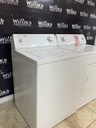 Whirlpool Used Natural Gas Set Washer/Dryer 29/27inches (White) 