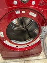 Lg Used Electric Dryer 220volts (30 AMP) 27inches {no cord} (Red) 