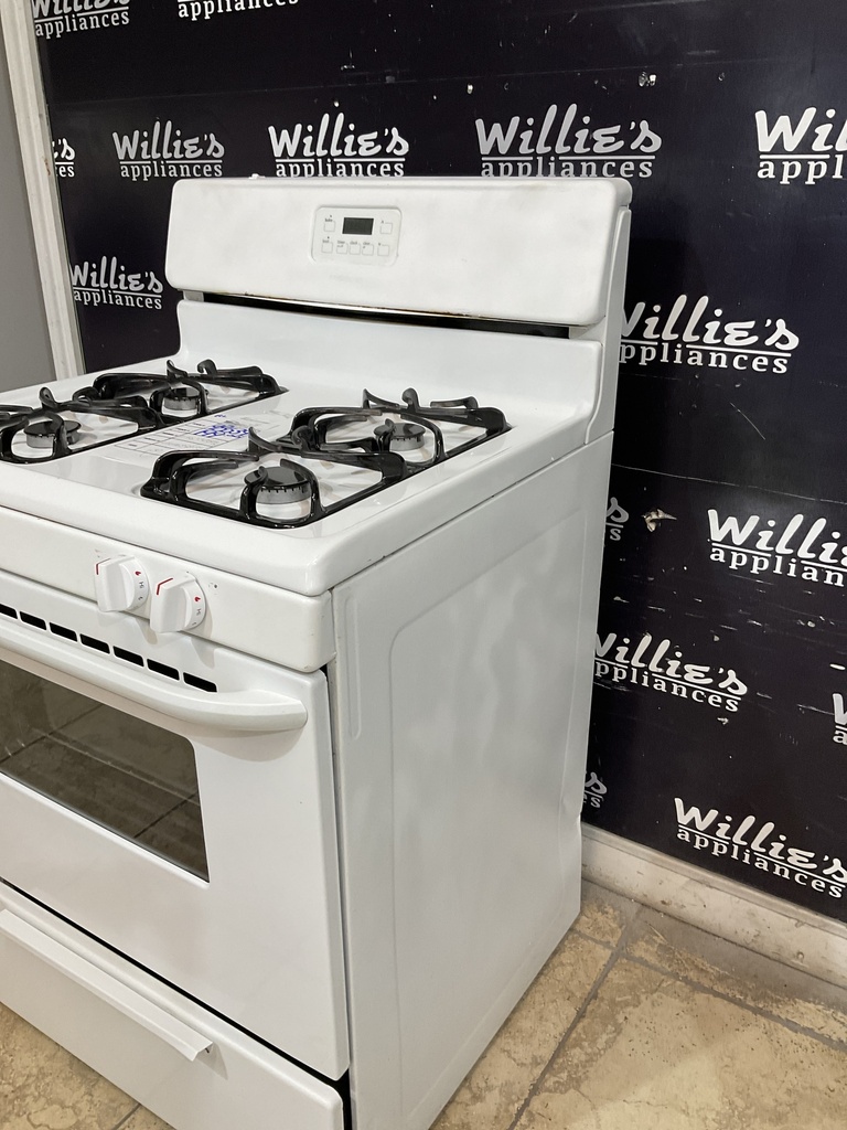 Frigidaire Used Natural Gas Stove 30inches (White) 