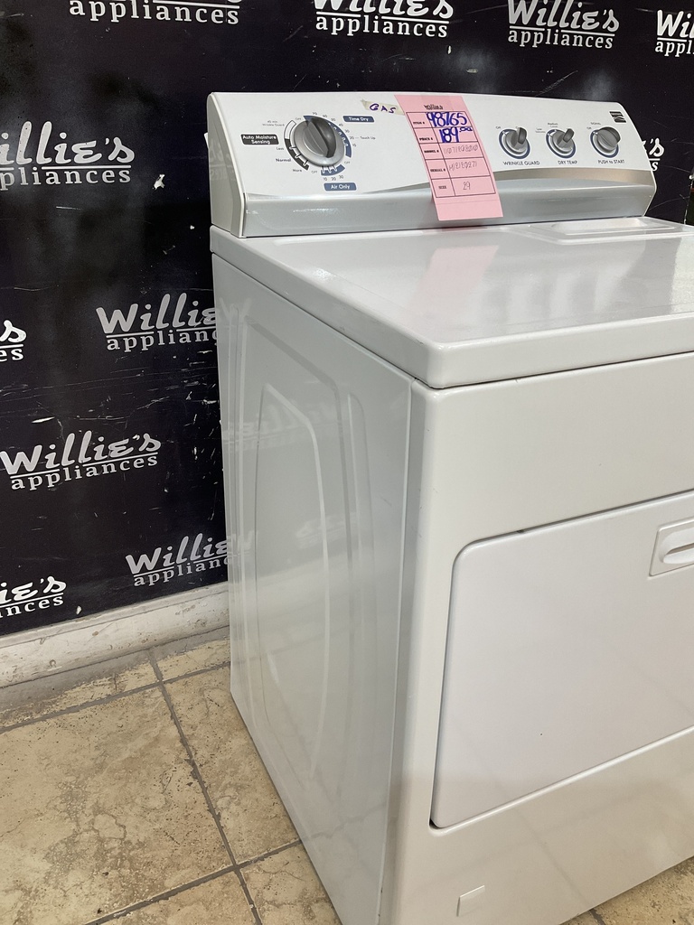 Kenmore Used Natural Gas Dryer 29inches (White) 