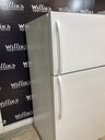 Frigidaire Used Refrigerator Top and Bottom 28x59 1/2” (White) 