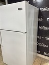 Frigidaire Used Refrigerator Top and Bottom 28x59 1/2” (White) 