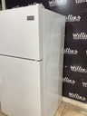 Frigidaire Used Refrigerator Top and Bottom 28x59 1/2” (White) 