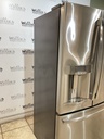 Ge Used Refrigerator French Door Counter Depth 36x70 (Stainless Steel) 