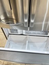 Ge Used Refrigerator French Door Counter Depth 36x70 (Stainless Steel) 